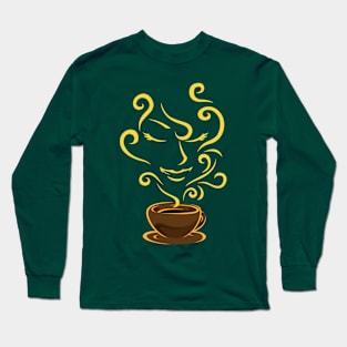 Coffee Flavor Woman Long Sleeve T-Shirt